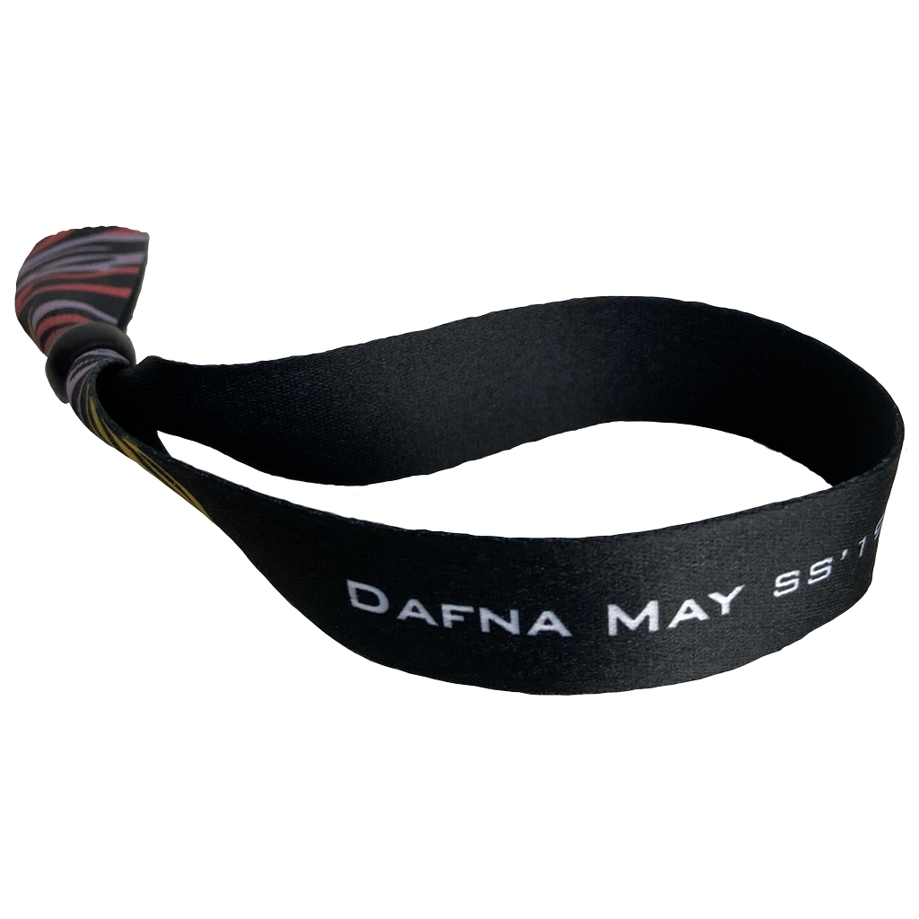 зразок чорного тканинного браслета